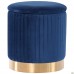 Пуф Little Monte Blue / Golden Chrom