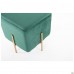 Пуф Ritz Green / Golden Chrom