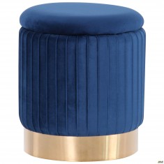 Пуф Monte Blue / Golden Chrom Пуф Monte Blue / Golden Chrom