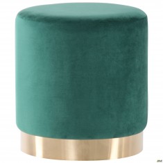 Пуф Madrid Green / Golden Chrom