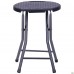 Табурет складаний Сеат пластик Rattan Black