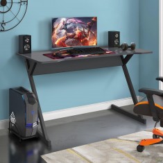 Стол компьютерный Dexter DX1200 (1200х600х750Н) черный графит/Серый Шифер Стол компьютерный Dexter DX1200 (1200х600х750Н) черный графит/Серый Шифер