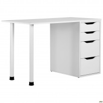 Стіл комп'ютерний Blond BL-102 (1200х600х750) Білий Перл / Білий беж