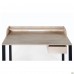 Стіл комп'ютерний Pluto Top SH (1200х600х750) Дуб Ендгрейн/Чорний графiт