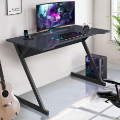 Стол компьютерный Dexter DX1200 (1200х600х750Н) черный графит/Венге