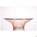 Стіл для бару Maleo, rose gold, glass top