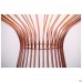 Стіл для бару Maleo, rose gold, glass top