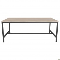 Стіл журнальний Triton (1300х700х516) Дуб Сонома/Чорний графіт