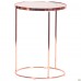 Стіл журнальний Kalibri, rose gold, glass top