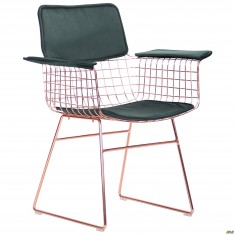 Крісло Mino, rose gold, emerald Крісло Mino, rose gold, emerald