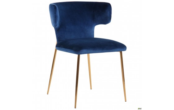 Крісло Alphabet L black/royal blue