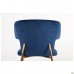 Крісло Alphabet L black/royal blue