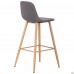 Стілець барний Mareng, Bar chair 350В бук/сірий beech/028-8