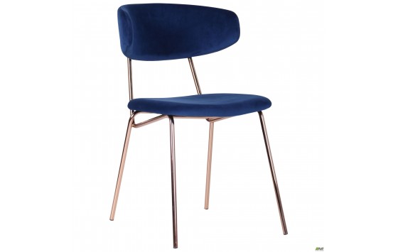 Стілець Alphabet B gold / royal blue