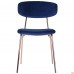 Стілець Alphabet B gold / royal blue