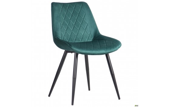 Стілець обідній Betty black / amazon green