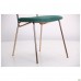 Стілець Alphabet B gold / dark green