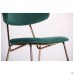 Стілець Alphabet B gold / dark green