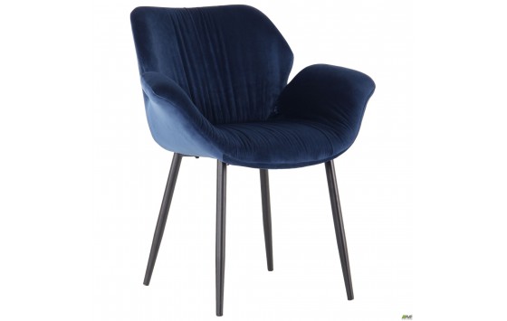 Крісло Alphabet M black/royal blue