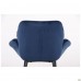 Крісло Alphabet M black/royal blue