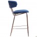 Стілець Alphabet C gold / royal blue