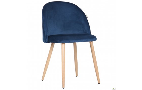 Стілець обідній Sherry beech / blue velvet