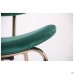 Стілець Alphabet D gold / dark green