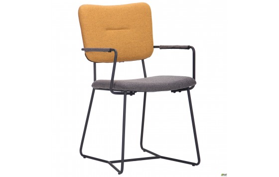 Стілець Alphabet H black /yellow gray