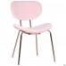 Стілець Alphabet D gold / pink