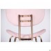 Стілець Alphabet D gold / pink