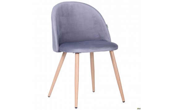 Стілець обідній Sherry beech / dark grey velvet