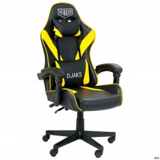 Кресло VR Racer Dexter Djaks черный/желтый