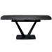 Elvi Black Marble стол керамический 120-180 см чёрный (115286)