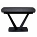 Elvi Black Marble стол керамический 120-180 см чёрный (115286)